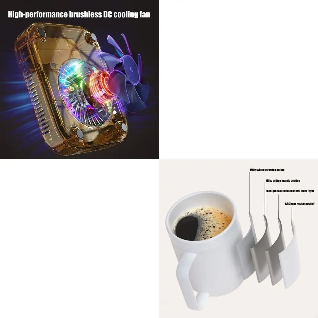 

Portable Quick Cooling Cup For Office Home Travel Intelligent Refrigeration Mug