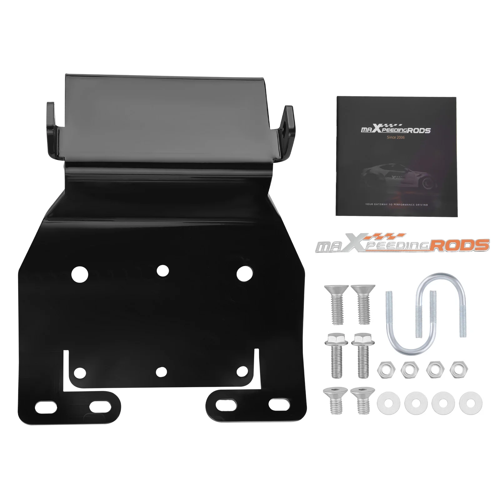 Heavy-Duty Steel UTV Winch Mounting Bracket for 1993-2000 HONDA FOURTRAX 300 2x4 and 4x4 for TRX300FW 4x4 1993-2000