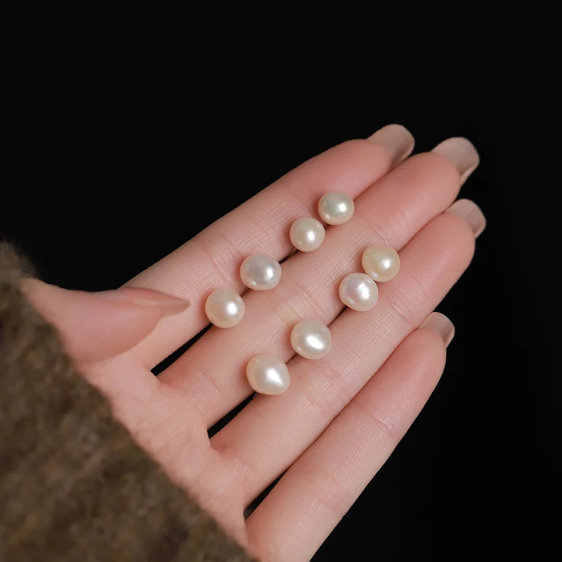 Imitation Pearl Stud Earrings for Women Gold Color Stainless Steel Minimalist 8MM Pearl Wedding Jewelry Mother\'s Day Gift 2024