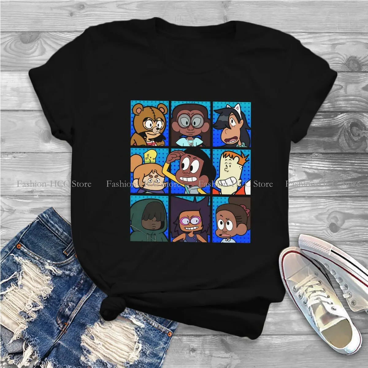 Characters O Neck Polyester TShirt Craig Of The Creek Cartoon Basic T Shirt Woman's Tops New Design