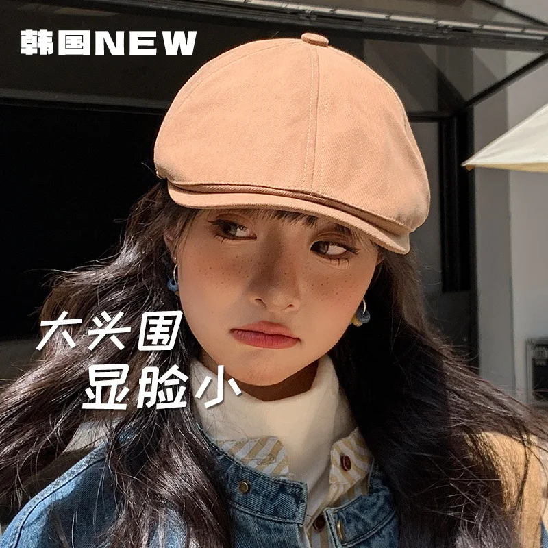 Женская шляпа в стиле ретро, маленькая шляпа с утконосом, новая нишевая модная шляпа газетчика, шляпа Beilei, 4m898