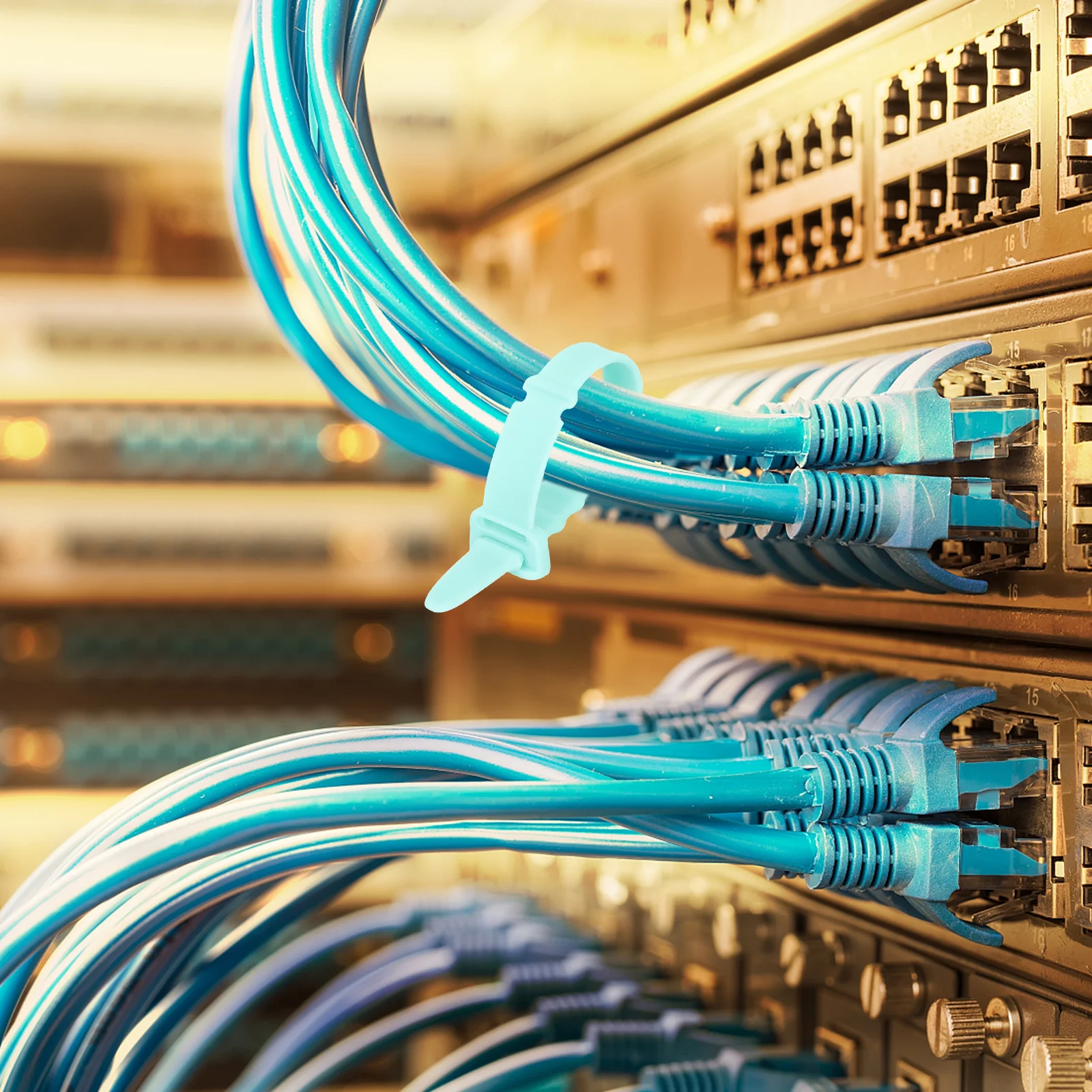 

50Pcs Silicone Cable Winder Organizer Softening Material Cord Wrap Data Wire Ties Reusable Cord Organizer Cable Tie