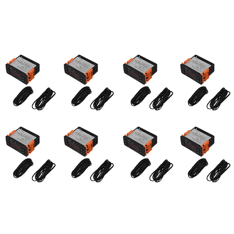 

【Кабель USB-C】8X ETC-974 Мини-регулятор температуры Холодильник Термостат Регулятор Терморегулятор Термопара NTC Dual Sens