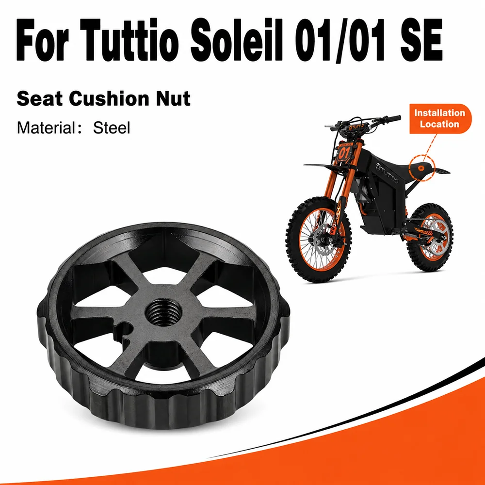 For Wish 01 Tuttio Soleil 01 01SE Seat Knob Saddle Screw Nut Motorcycle Accessories Electric Dirt Bike Motorbike Replacement CNC