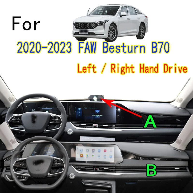 

For 2020-2023 FAW Besturn B70 Dashmat Dash Mat Dashboard Cover Instrument Panel Insulation Sunscreen Protective Pad