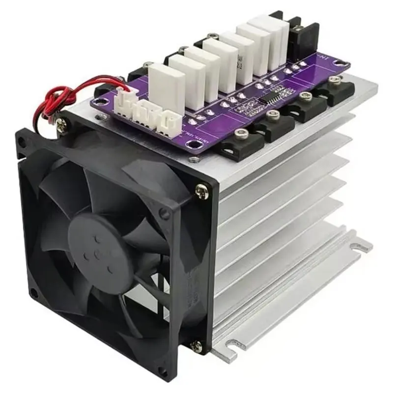 ABFY-High Power Adjustable Electronic Load Module 0-100V 20A 500W Tester Constant Current Voltage With 1M A Step Resolution