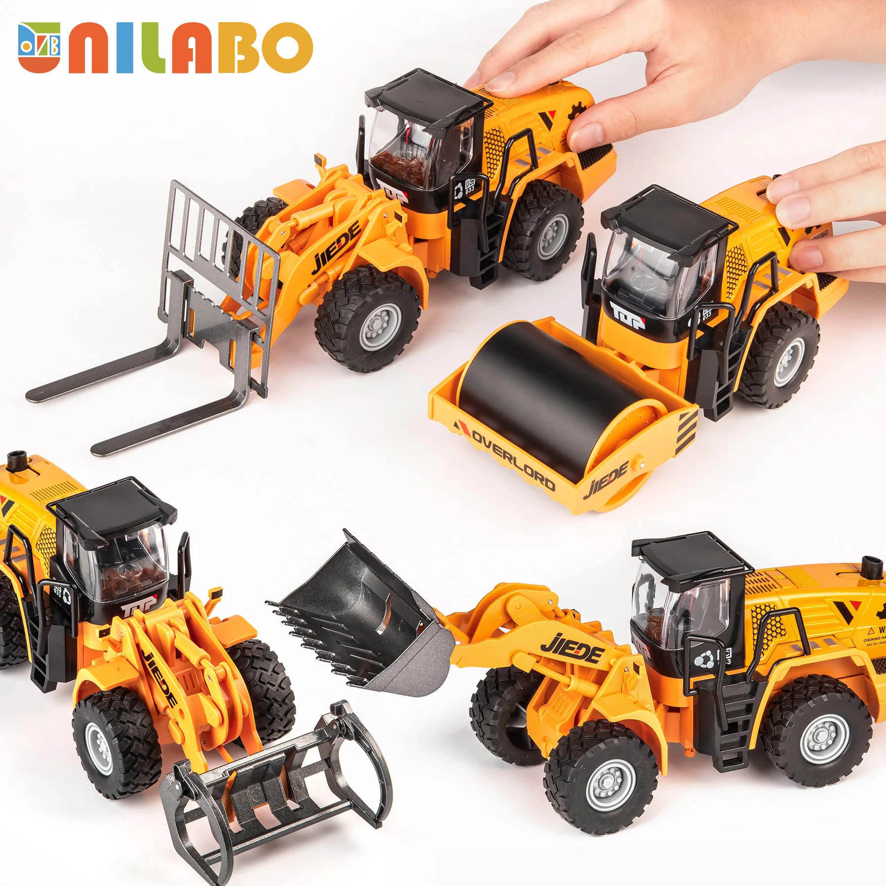 

Alloy 1:40 Scale Construction Vehicle Inertia Toys - Pull Back Excavator, Bulldozer & Road Roller, Durable Birthday Kids Gift​