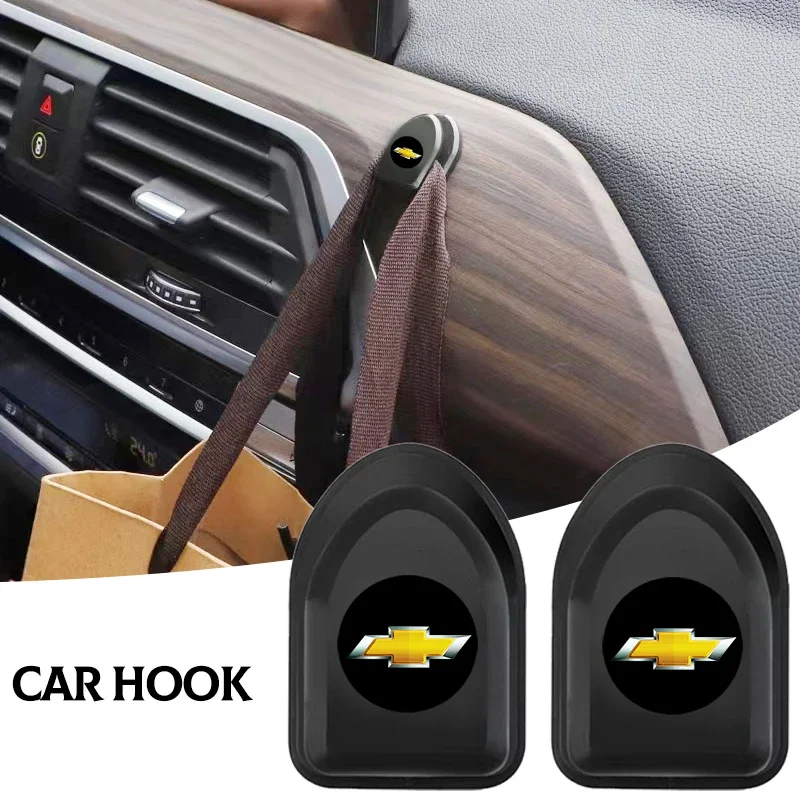 

Car Hooks Self Adhesive Car Mini Storage Hooks Car Accessories For Chevrolet Cruze Equinox Captiva Malibu Tahoe Impala Sonic