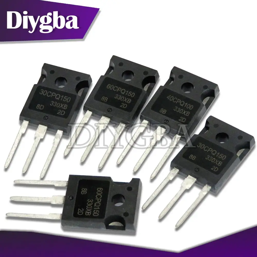 5PCS 60CPQ150 TO-247 60CQP150 60CPQ150PBF TO247 60CPQ150 60CPQ150PBF 30CPQ150 30CPQ150PBF Schottky rectifier diode 150V 60A