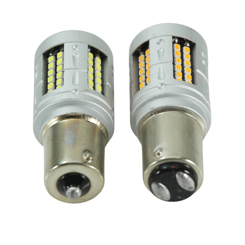 Led Car Interior Light P21W 1156 BA15S PY21W 1157 BAY15D 5W 12v 24v 36v 48v Truck Vehicle Bus Backup Reverse Bulb Auto Tail Lamp