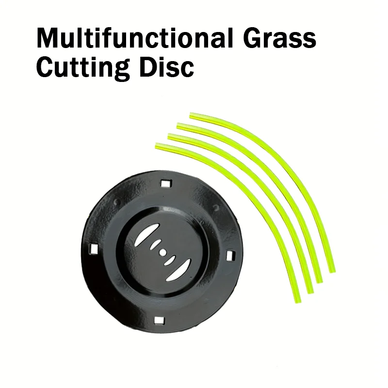 Strimmer Grass Head Trimmer Brush Lawn Mower Solid Steel Wire Wheel Garden Head Thread Line String Saw Grass Brush Mower Head