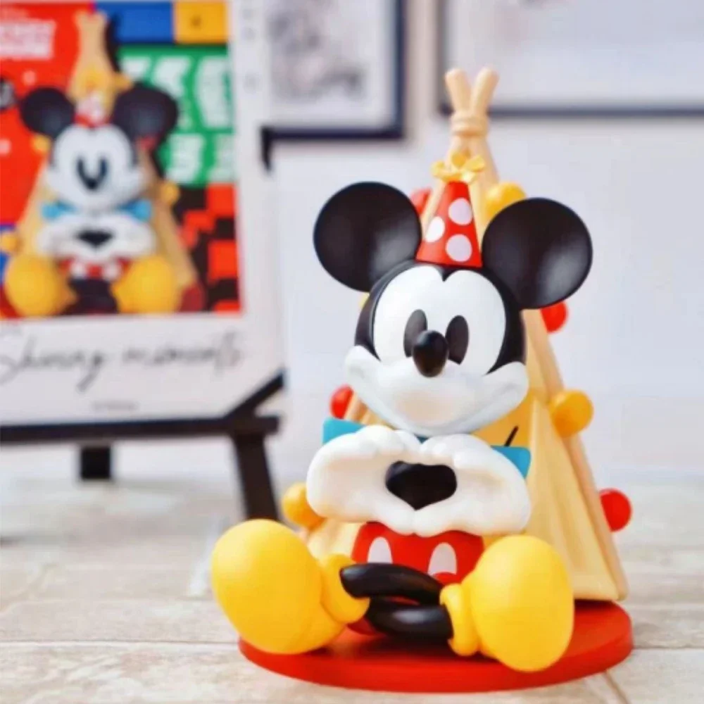 

Genuine Disney Mickey Shining Moment Blind Box Tide Play Cute Doll Girl New Year Gift Table Decoration Pvc Material In Stock