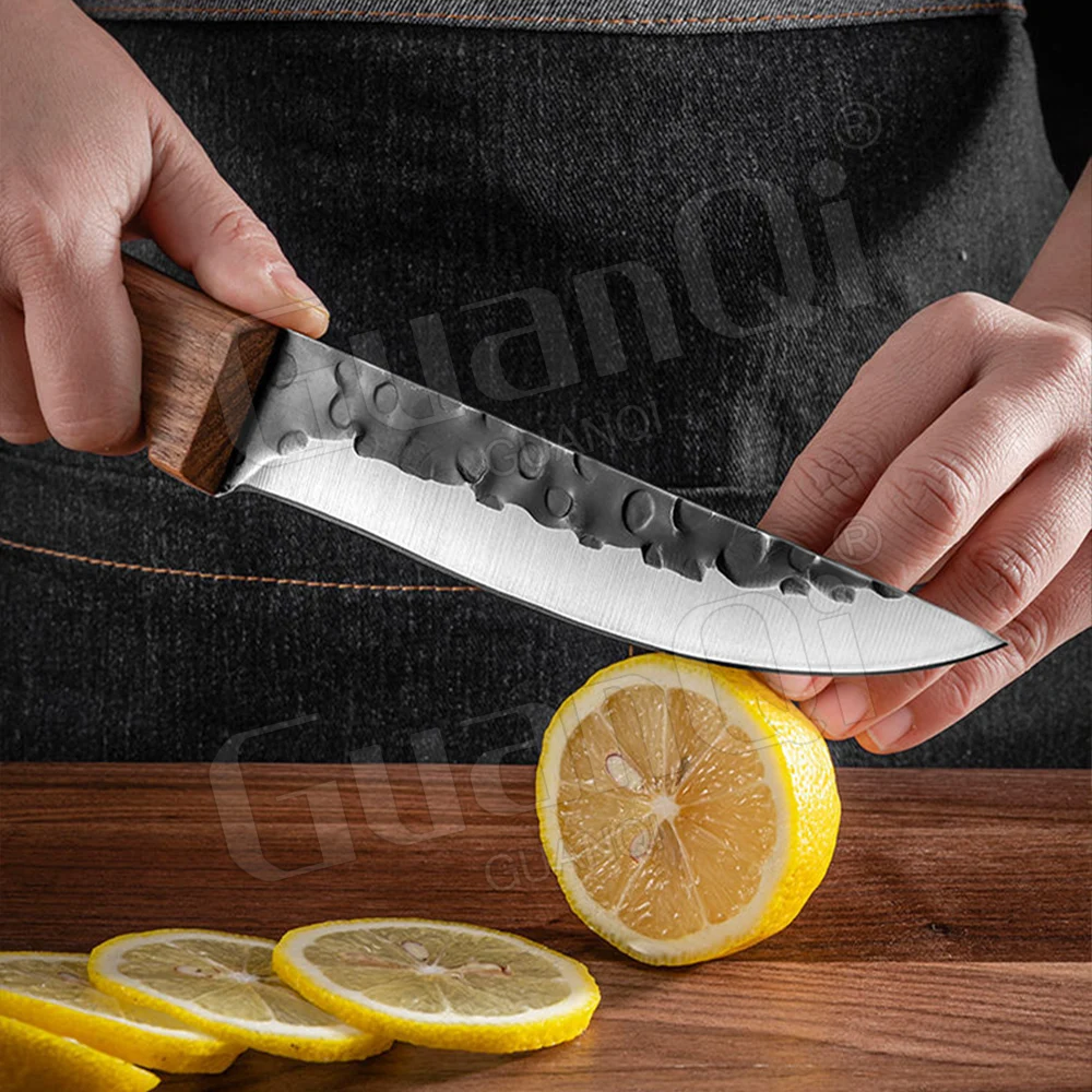 Forged Boning Knife Fishing Meat Knife Stainless Steel Butcher Knife Handmade Slicing Kitchen Knives BBQ Cooking Tools