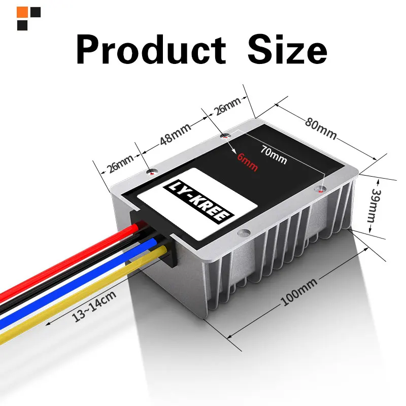 Isolation Electrical 36V48V to 19V Step-down module 12V24V60V72V80V96V100V110V120V DC-DC Buck Converter  Voltage stabilization