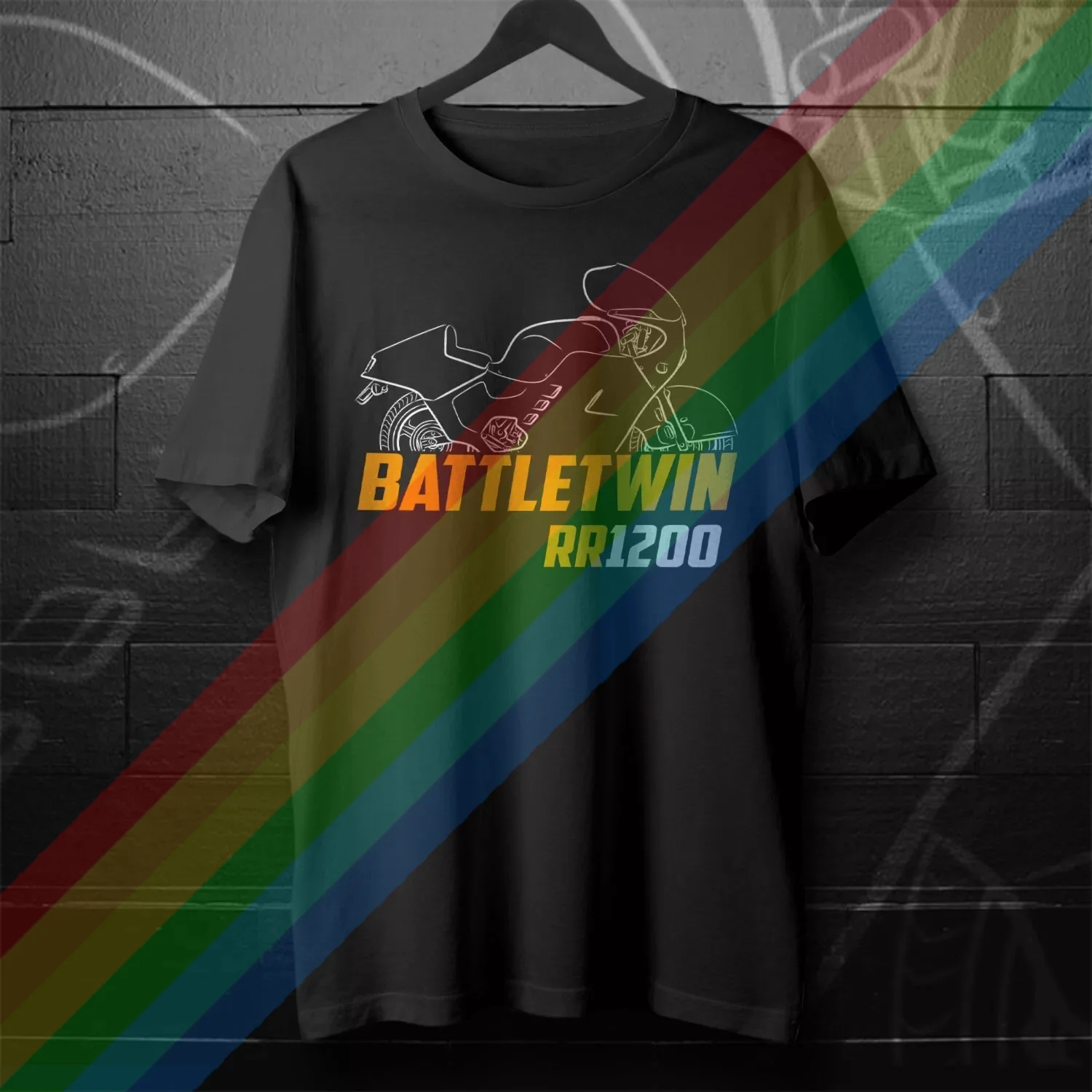 

2025 Man T Shirt Casual RR1200 RS/RSS Battletwin/Westwind Motorcycle T shirt Graphic Summer Short Sleeves 100% Cotton S-3XL Cool