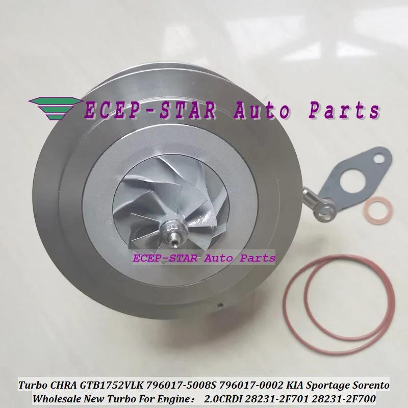 Turbo Cartridge CHRA GTB1752VLK 796017 796017-0002 28231-2F700 796017-5007S For Hyundai Santa Fe III ix35 Tucson 2.0L CRDi 150HP