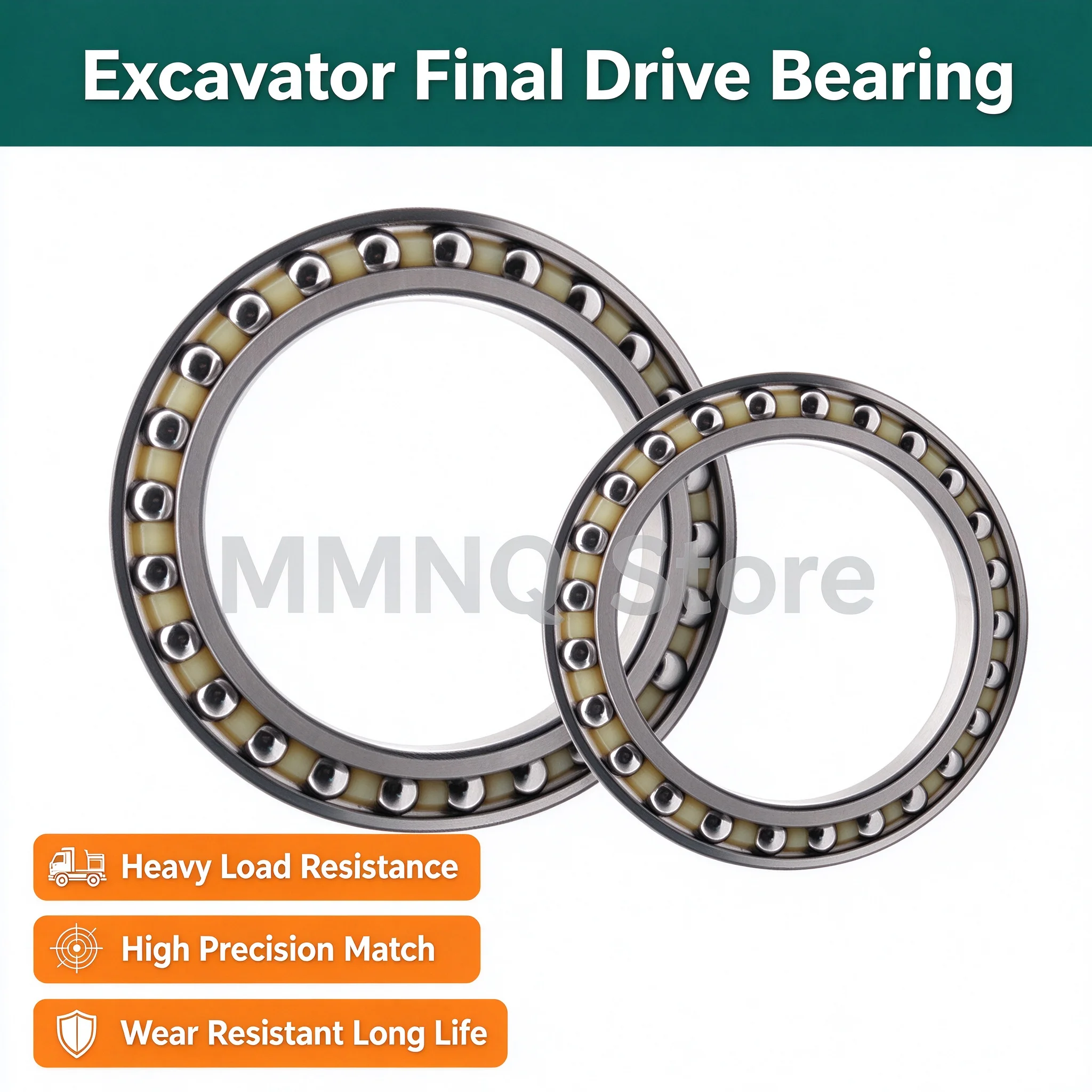 1PCS NTN Heavy Duty Excavator Walking Large Bearing BA205-1 ECO-12A11.1 F-846032 F-846036 Final Drive Spare Component