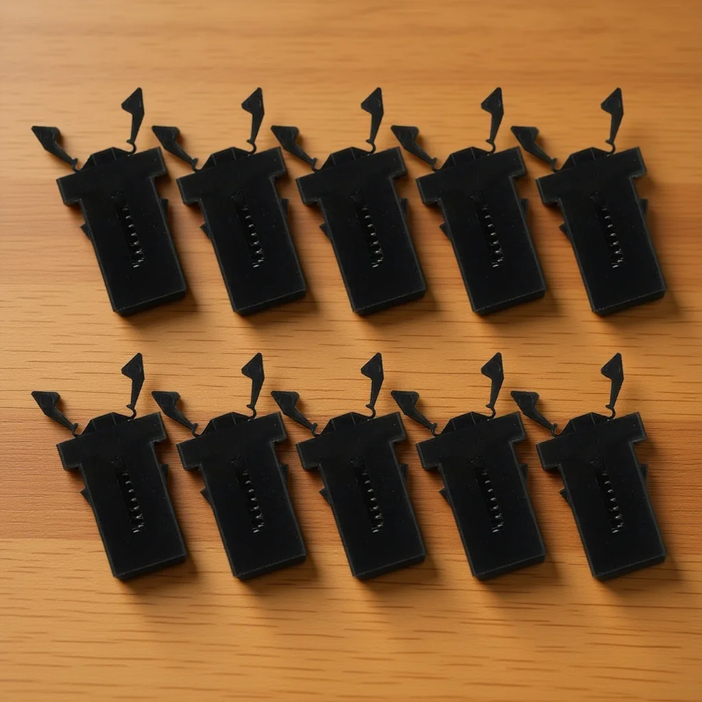 

10pcs Press-Type Buckle For Trash Can Plastic Garbage Bin Lock Replacement Household Waste Bin Repair Tool Trashcan