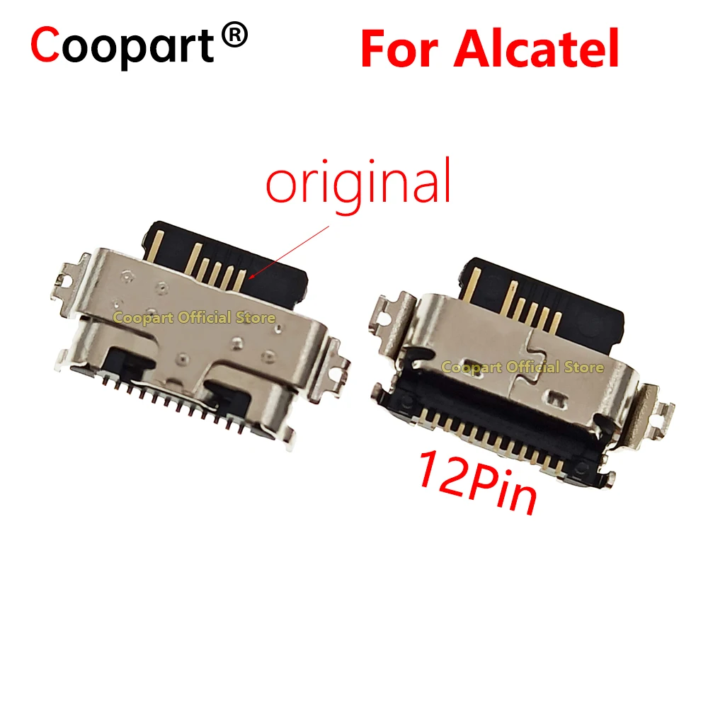 5-100Pcs USB Charger Charging Port Plug Dock Connector For Alcatel 3X 2020 2019 5061 OT 5061U 5061A 5048 5048A 5086 5086Y TypeC