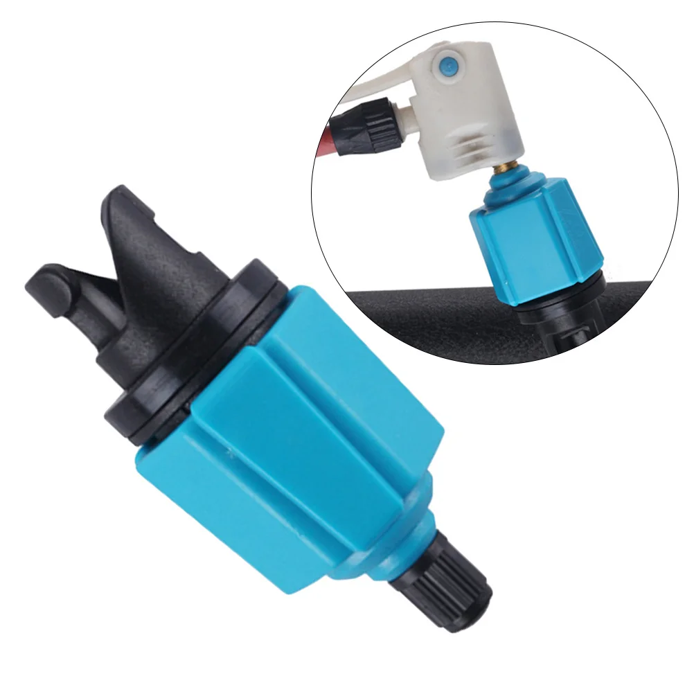 

1pcs Inflatable Valve For Kayak Boat Paddle Board Car Blue Black Durable Portable Anti Leakage Kayak Boat Pump Adapter Car Pump