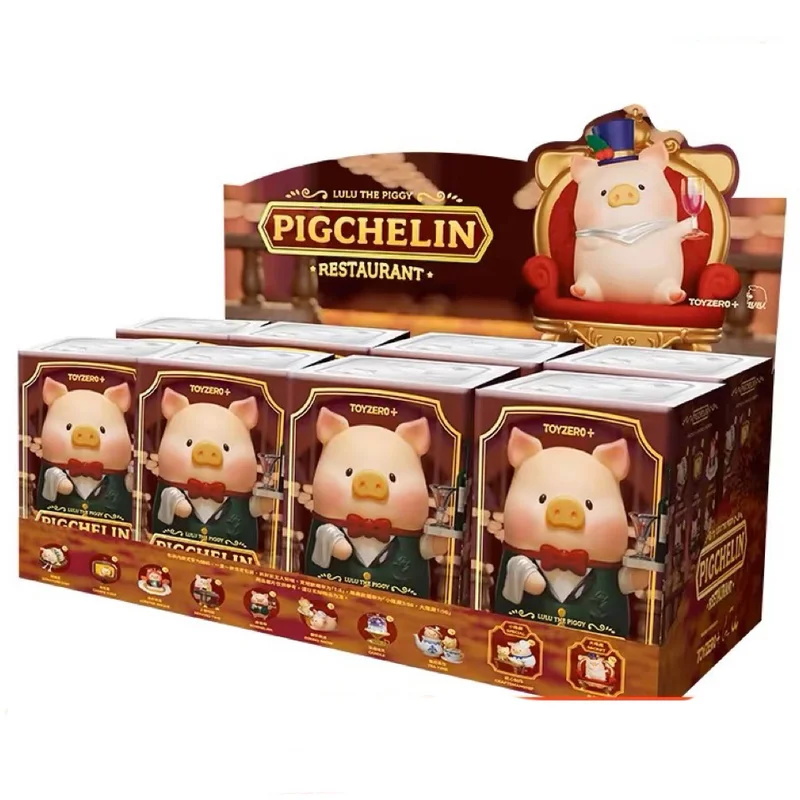 Аутентичная Свинья Лулу Мичилин Звезда Ресторан Серия Слепая Коробка Коллекционная Игрушка Модная Кухонная Раковина Дизайн Золотая Медаль Шеф Подарочная Игрушка