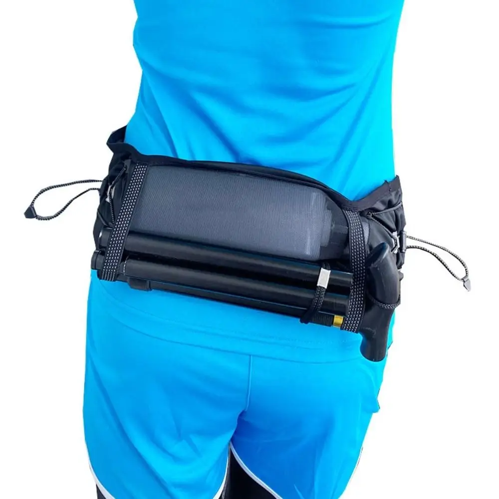 Marsupio da Corsa Traspirante con Grande Capacità, Borsa Elastica in Rete per Corsa, Marsupio Portaborraccia, Porta Cellulare, Marsupio Sportivo