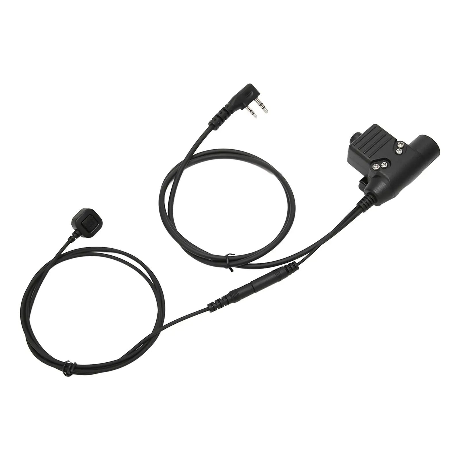 U94 Finger Microfone para Walkie Talkies, PTT, Clear para K Head