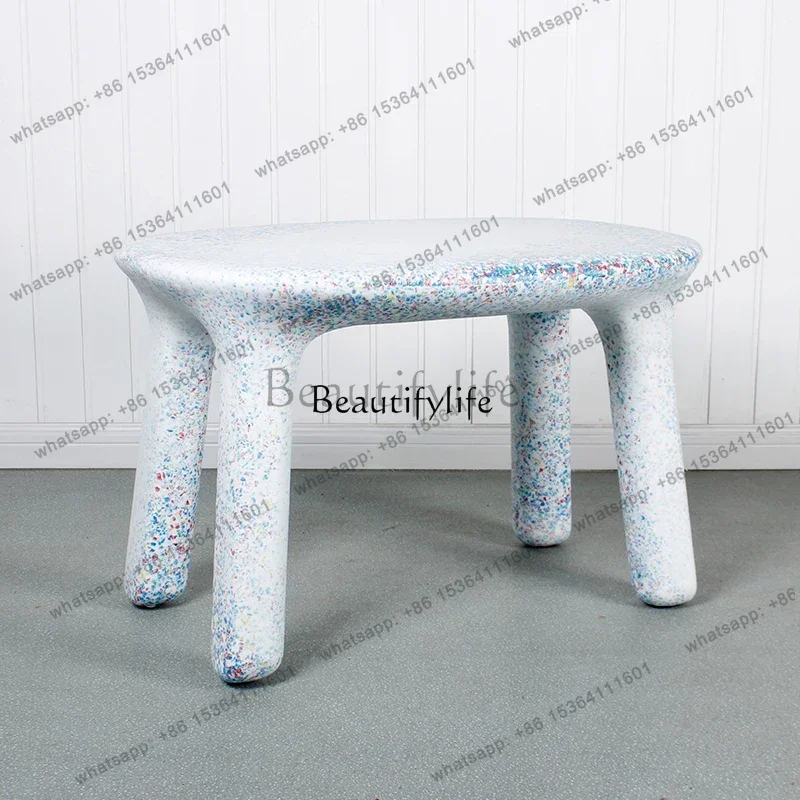 JJ Imitation marble creative starry sky dining table eating activities drop-resistant game table