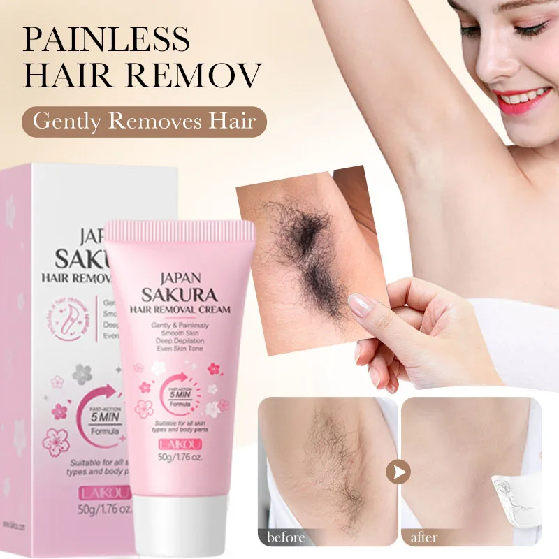 50g Hair Removal Cream Intimate Men Women Body Hair Remover For Legs Underarms Arms Areas Epilator Cream Painless Health Hair Remover Growth Inhibitor