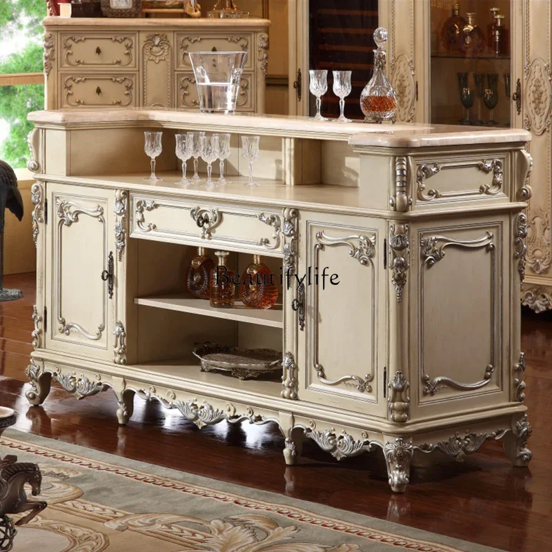 D38European classical marble bar checkout page Home hotel front desk