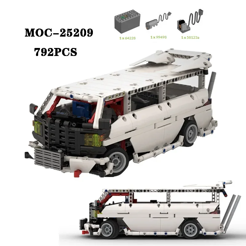 

Classic Building Block MOC-25209 Drift Van High difficulty Splicing Parts 792PCS Adult and Children Toys Birthday Christmas Gift