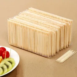 200PCS/Pack Disposable Toothpick Natural Bamboo Double Headed Toothpick Portable Oral Cleaning Tool Kitchen Restaurant Hotel