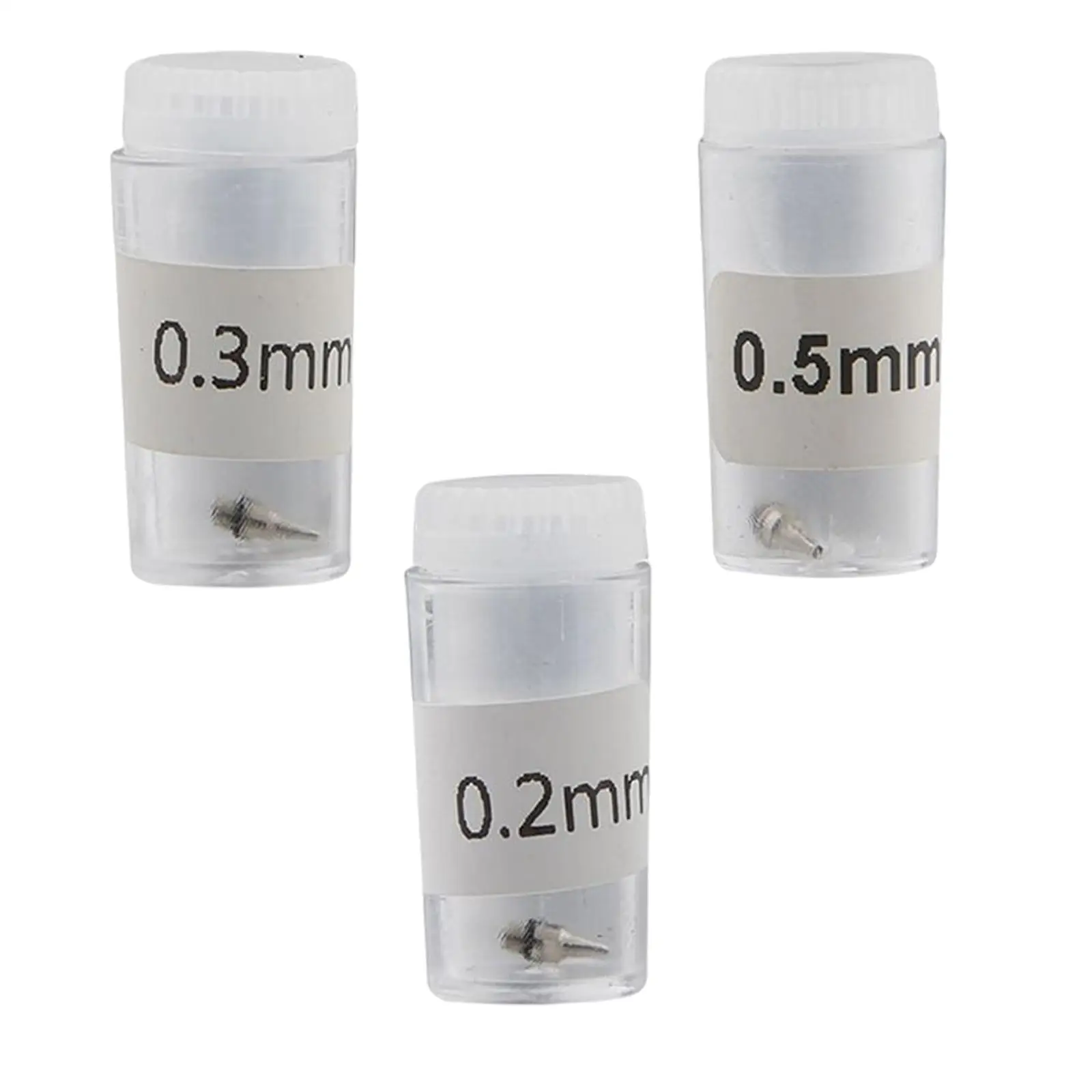 Set of 3 Airbrush Nozzle for Painting Machine Painting Tattoos Tip Airbrush Parts for Crafting Cake Decorating Airbrush Sprayer
