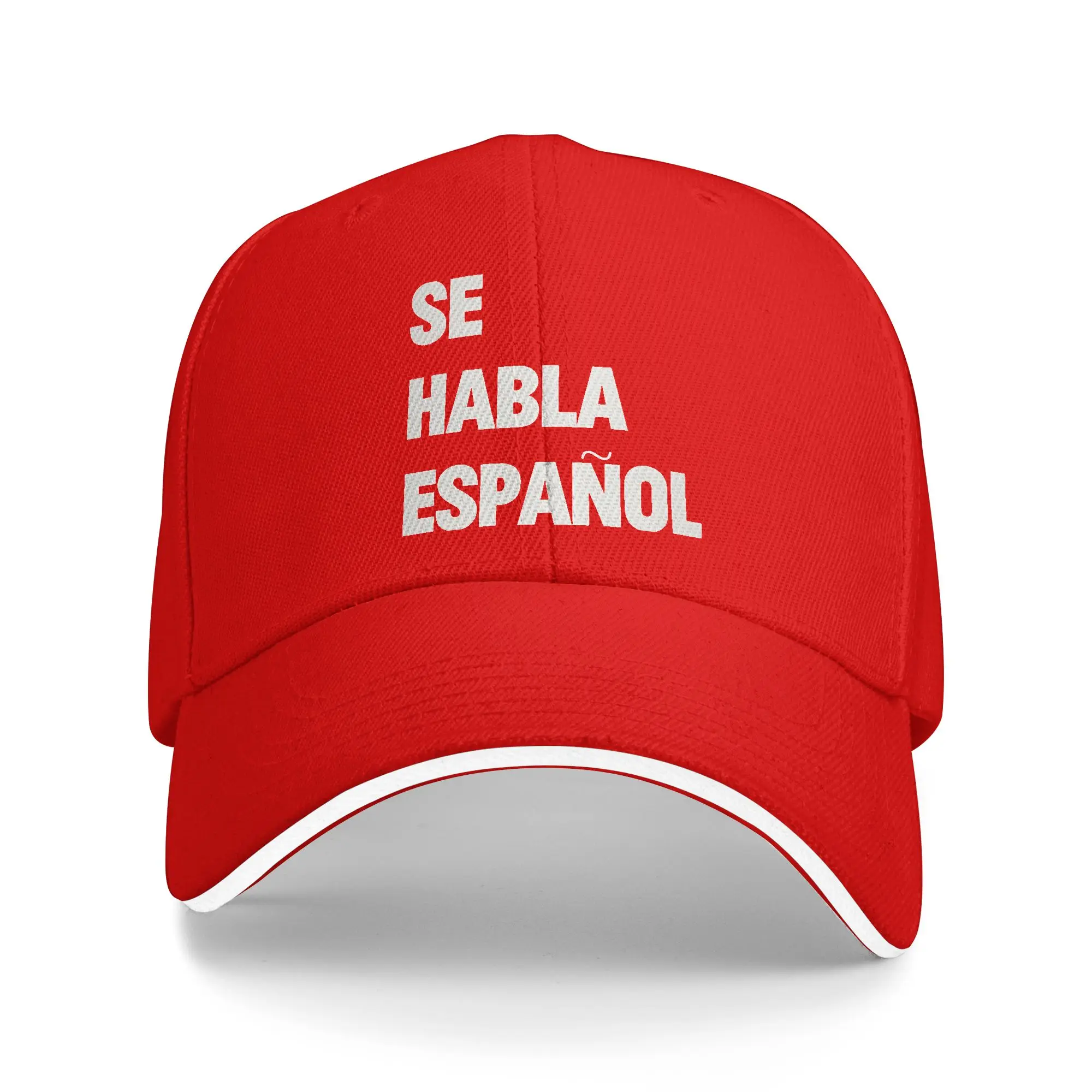 Men Women Se Habla Español Make Spain Great Again Hat Fashion Baseball Cap  Sun Hat Golf Headewear Gift