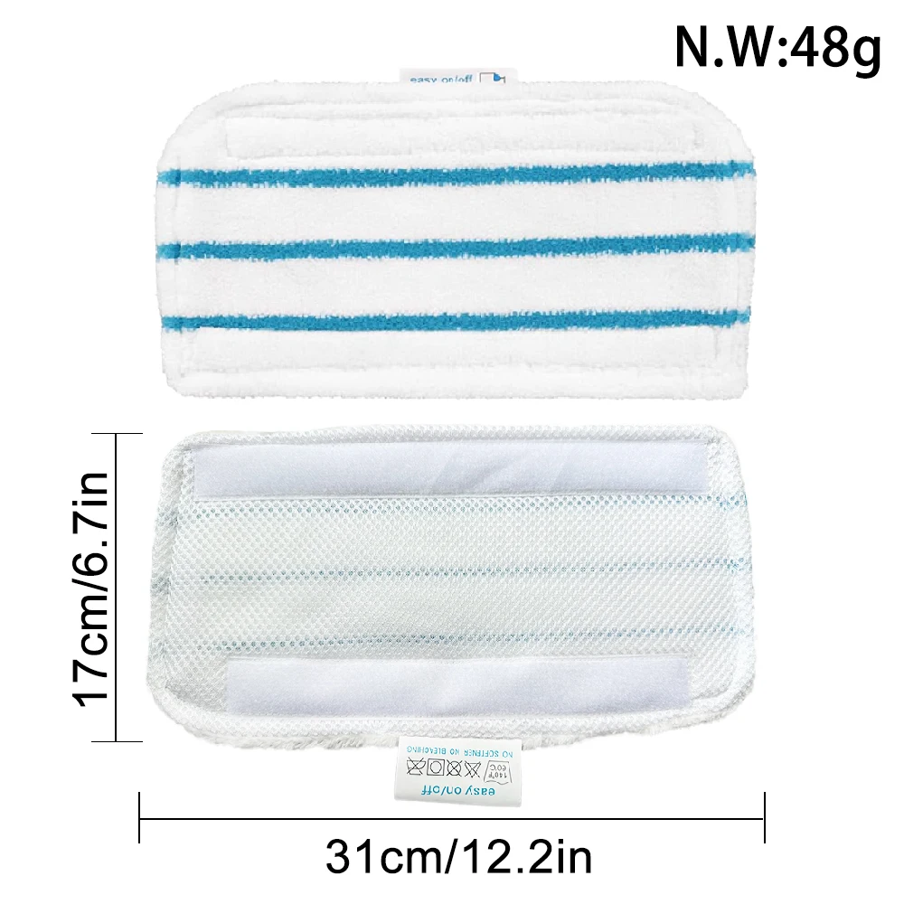 Compatible with Black Decker Steam Mop FSM1610/FSM1630/FSMH13E5/FSMH1321-A9/FSM1616/HSMC1321 Washable Mopping Pad Accessories