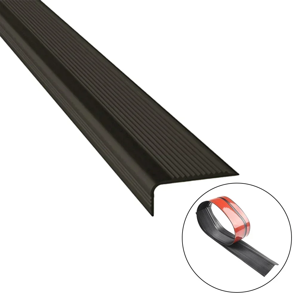 Anti-Slip Stair Edge Tape Self-adhesive L-Shape Step Edge Trim Strip Safety Furniture Corner Edge Guard Strip Protector For Step