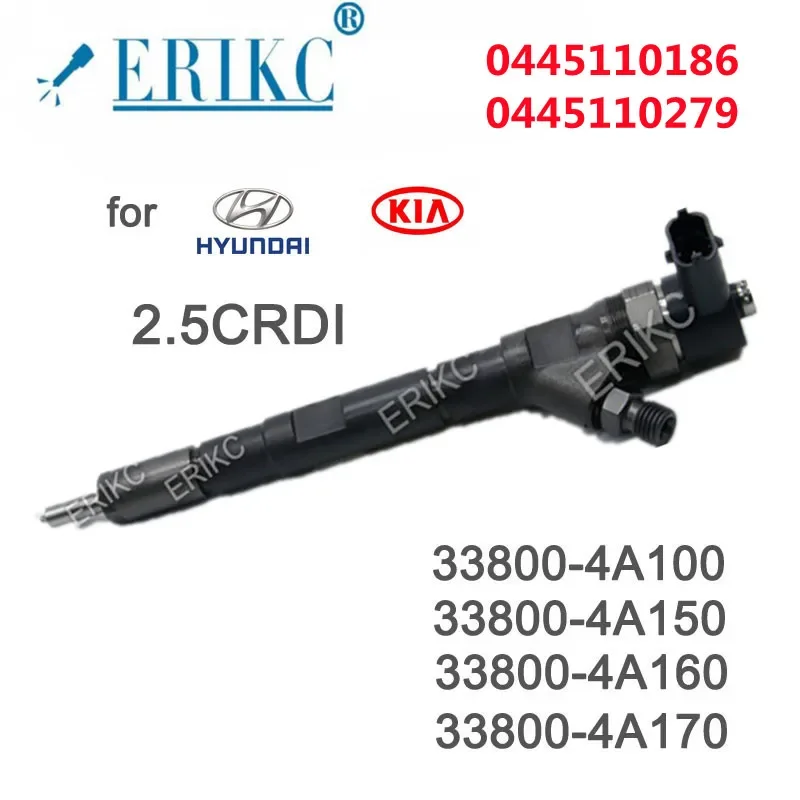 

ERIKC 0445110279 Automotive Injectors 0445110186 33800-4A150 2.5 0445110730 for Hyundai KiA 33800-4A100 33800-4A160 33800-4A170