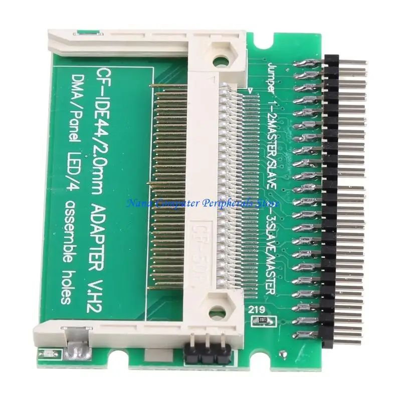 F68C Memory Card Connectors, Memory Card to 2.5inch 44Pin Male, IDE Hard Disk Drive Adapter Secure Digital Converter