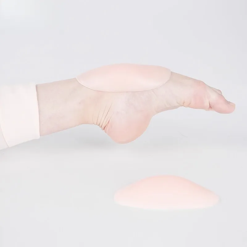 Ballet Exam Level Silicone Foot Arch Pad Self Adhesive Competition Performance Unisex Soft Silicone Fake Foot Back Pad