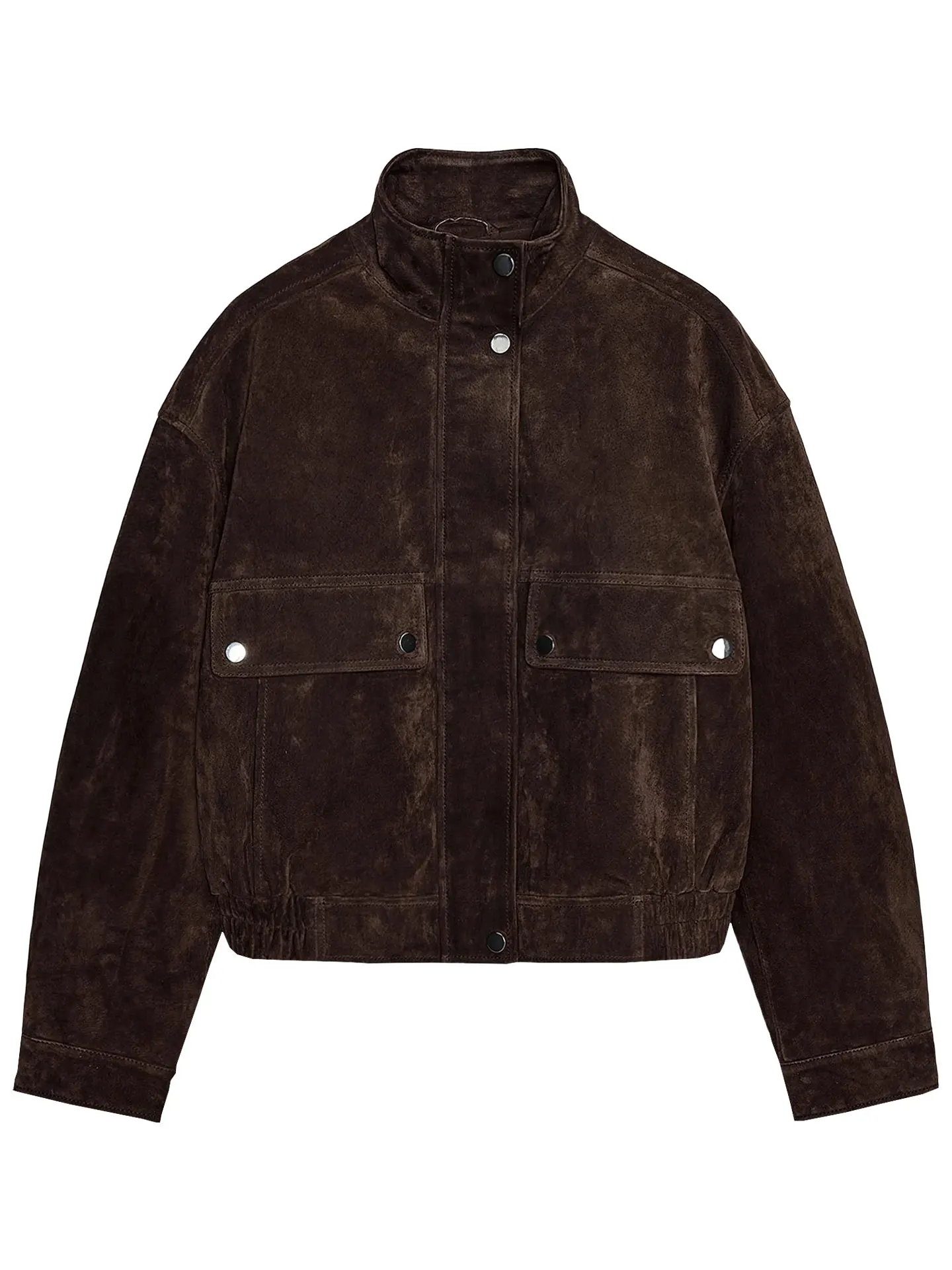 ZAPRHA 아메리칸 슬레 캐주얼 파일럿 재킷 2025년 가을 신상 여성용 코트 키트 장식 스웨이드 아우터웨어