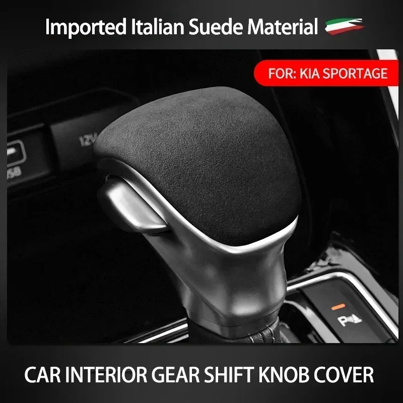 For KIA K3 Sportage KX1 2018 2019 2020 2021 Car Manual Gear Shift Grip Handle Knob Protective Cover Panel Shell Cap