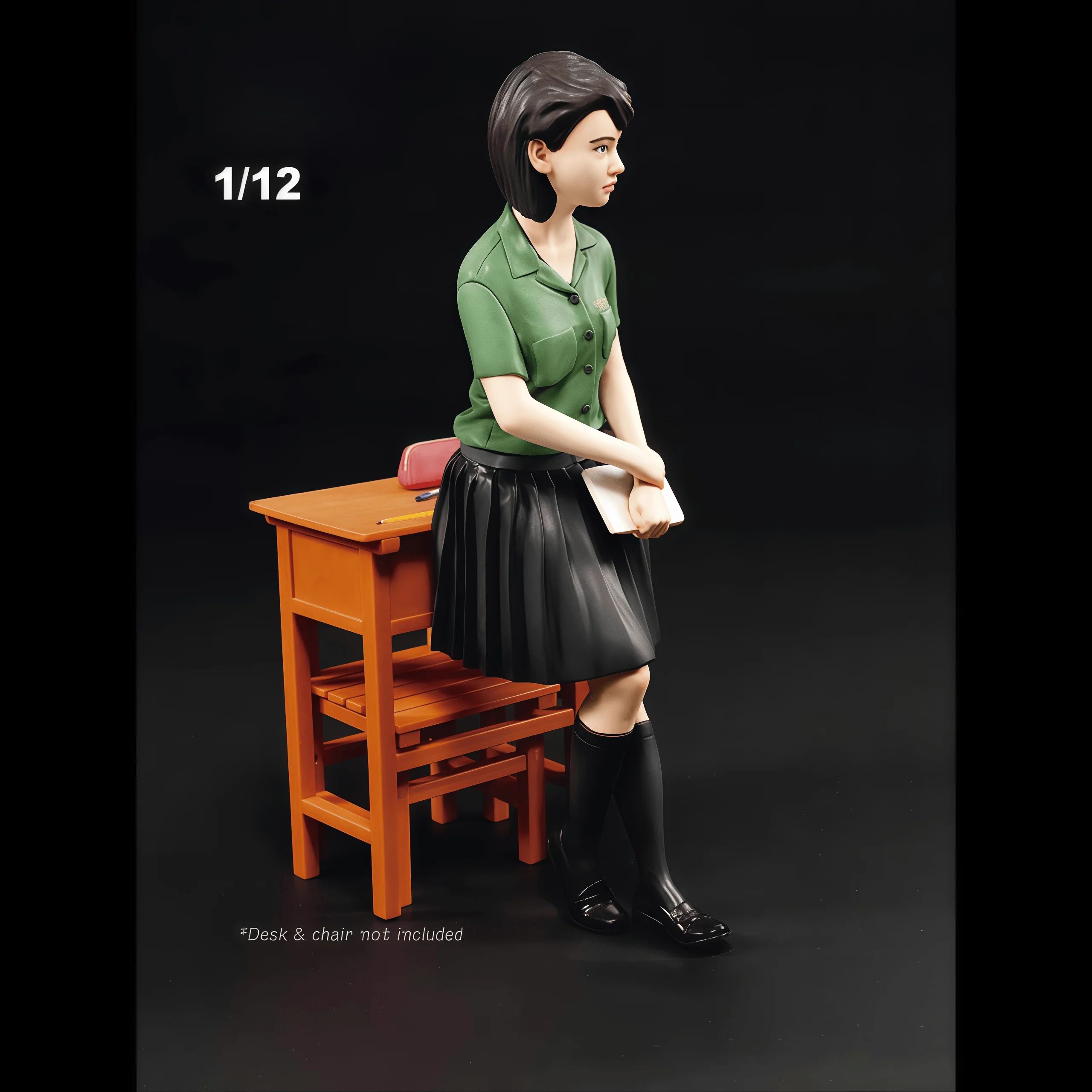 

1/12 Casting resin model, beautiful teacher GK, uncolored model needs to be assembled