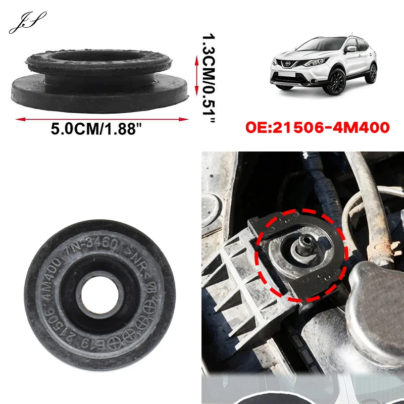 1 Pair 21506-4M400 For Nissan X-Trail T30 T31 T32 Rogue S35 Mount Rubber Radiator Bushing Mounting Bracket NSB-048 Replacement