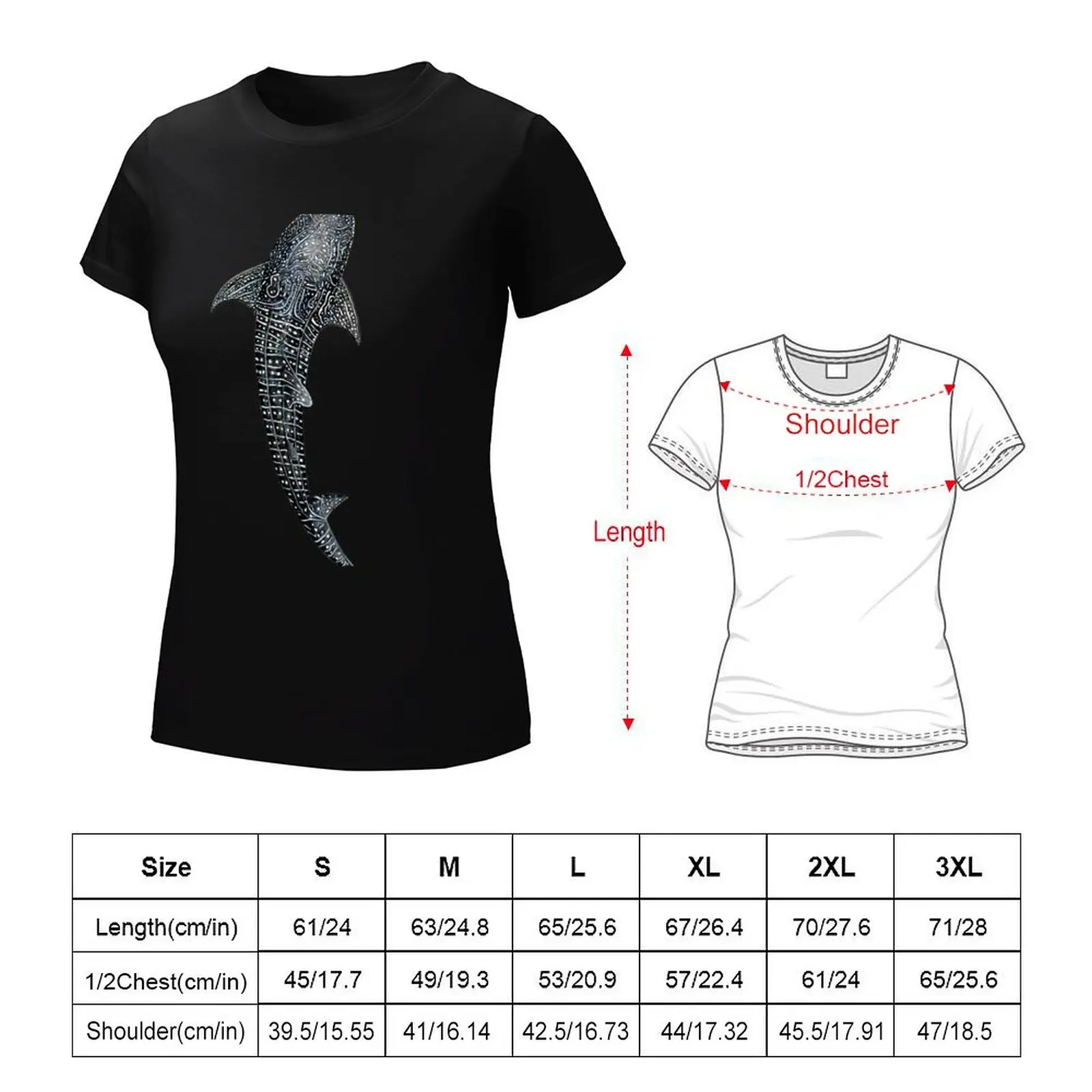 Whale shark for divers, shark lovers and fishermen T-Shirt cute clothes cute tops western t shirts for Women