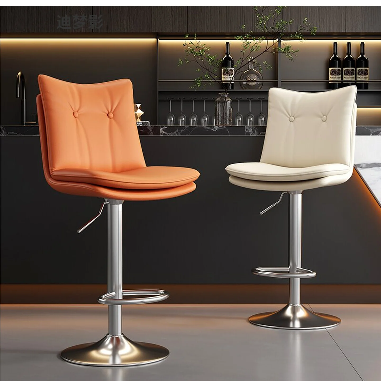 

Adjustable Modern Fishing Camping Bedroom Gray Barber Transparent Bar Stools Aluminum Ergonomic Cadeira Lounge Suite Furniture