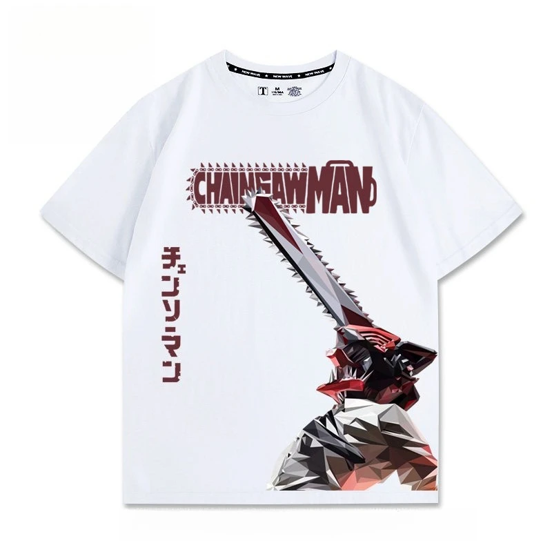 Chainsaw Man Electric Pochita Anime Printed T-shirt Men's and Women's T-shirt Men's Top Sports T-shirt 2026 Summer New Tee