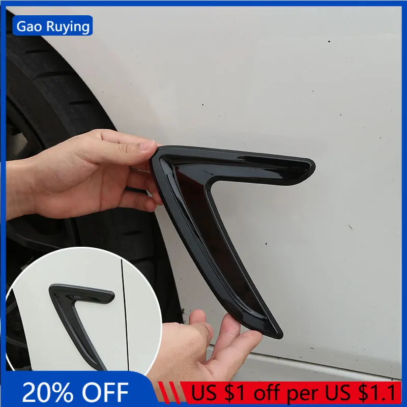

Gao Ruying For BMW 3 Series F30 F35 2012-2018 ABS Carbon Fiber Car Side Air Vent Cover Trim Sticker Car Accessories