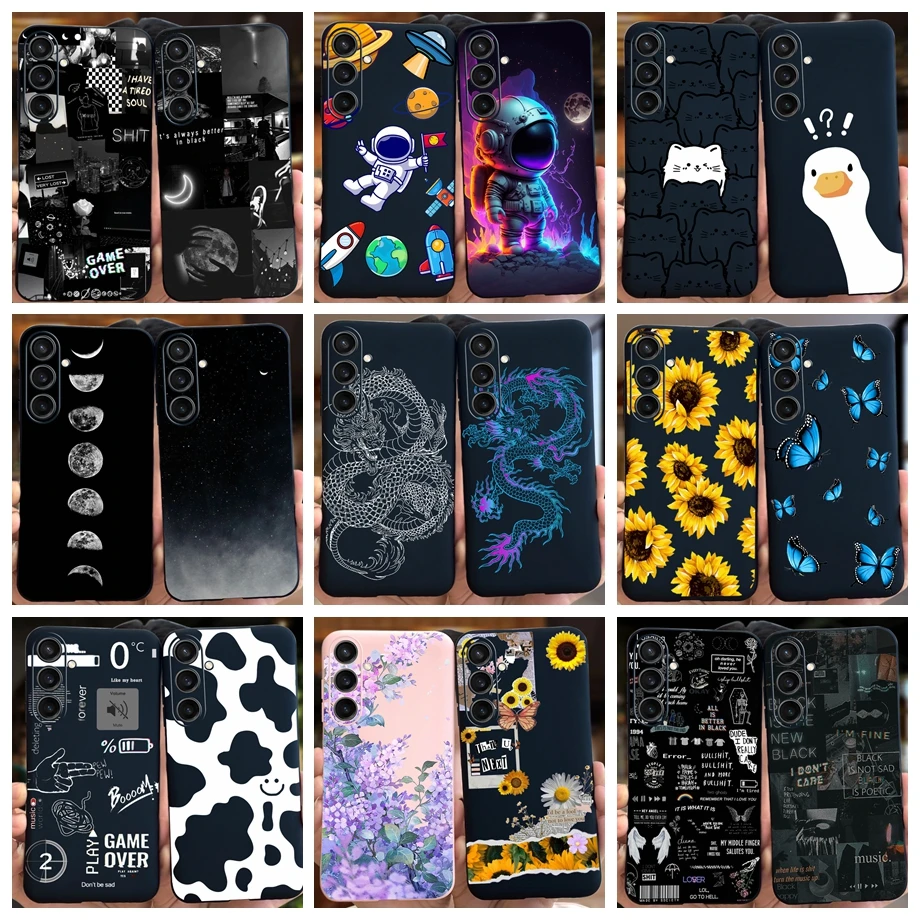 2024 Fashion Design Phone Funda For Samsung F15 5G M15 5G Case Cover Soft Liquid Silicone TPU Bumper On Samsung Galaxy M15 F15