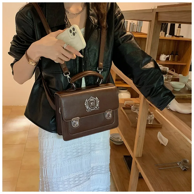 حقيبة كتف موحدة جديدة من JK حقيبة ظهر محمولة على طراز الكلية حقيبة بسيطة لحمل البريد #4