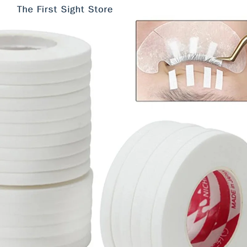 Fita de levantamento de cílios hipoalergênica, 5 rolos, adesivo para enxertia de cílios postiços, fita de isolamento, ferramentas de levantamento de pálpebras